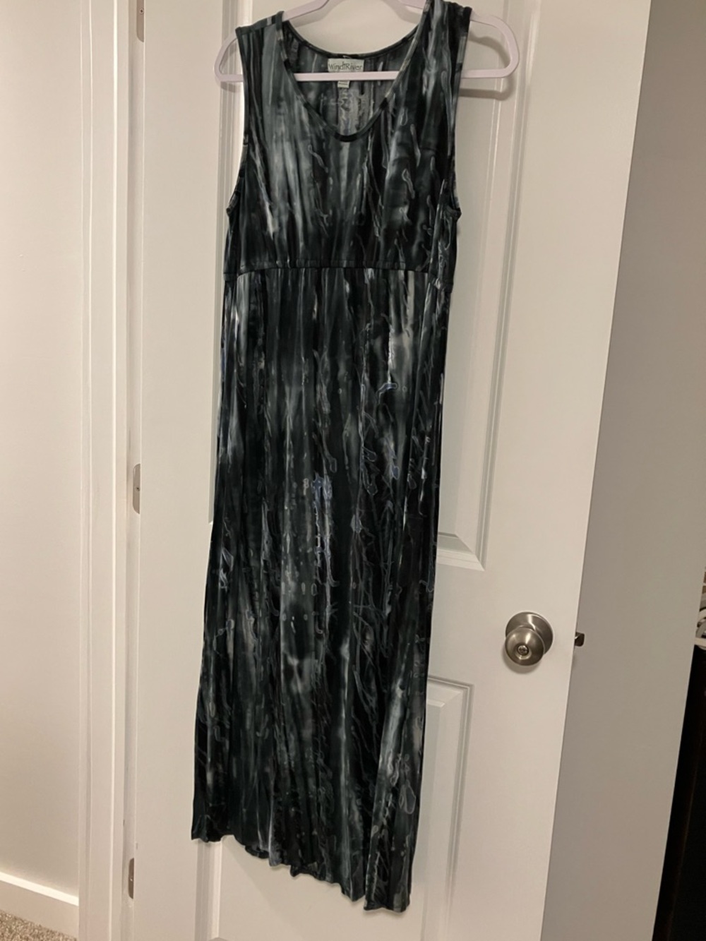 Tie dye maxi dress